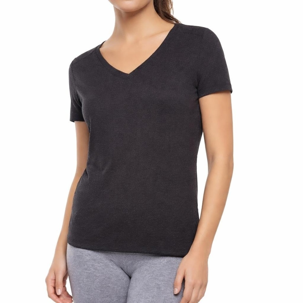 💥 TurboDry Women's L V-Neck Black Polyester H0603 - Picture 5 of 8